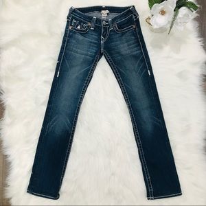 True Religion Billy Jeans Straight Leg Low Rise